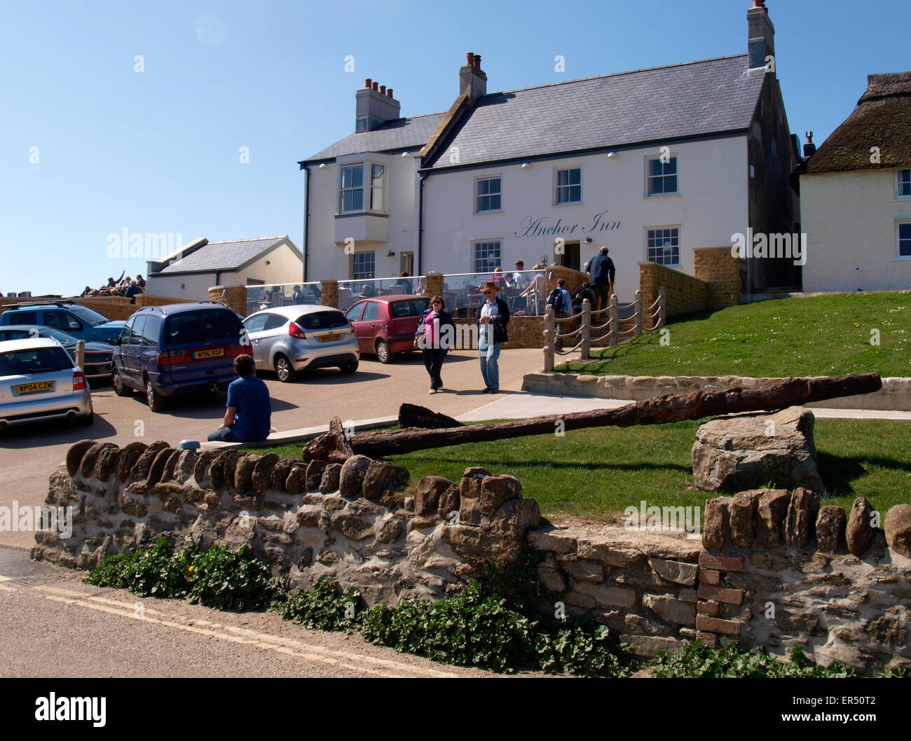 Anchor Inn, Seatown, Dorset, UK Stock Photo - Alamy