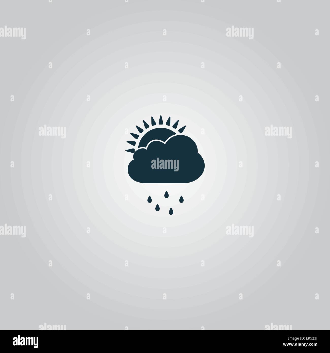 Weather sun rain rainfall Stock Vector Images - Alamy