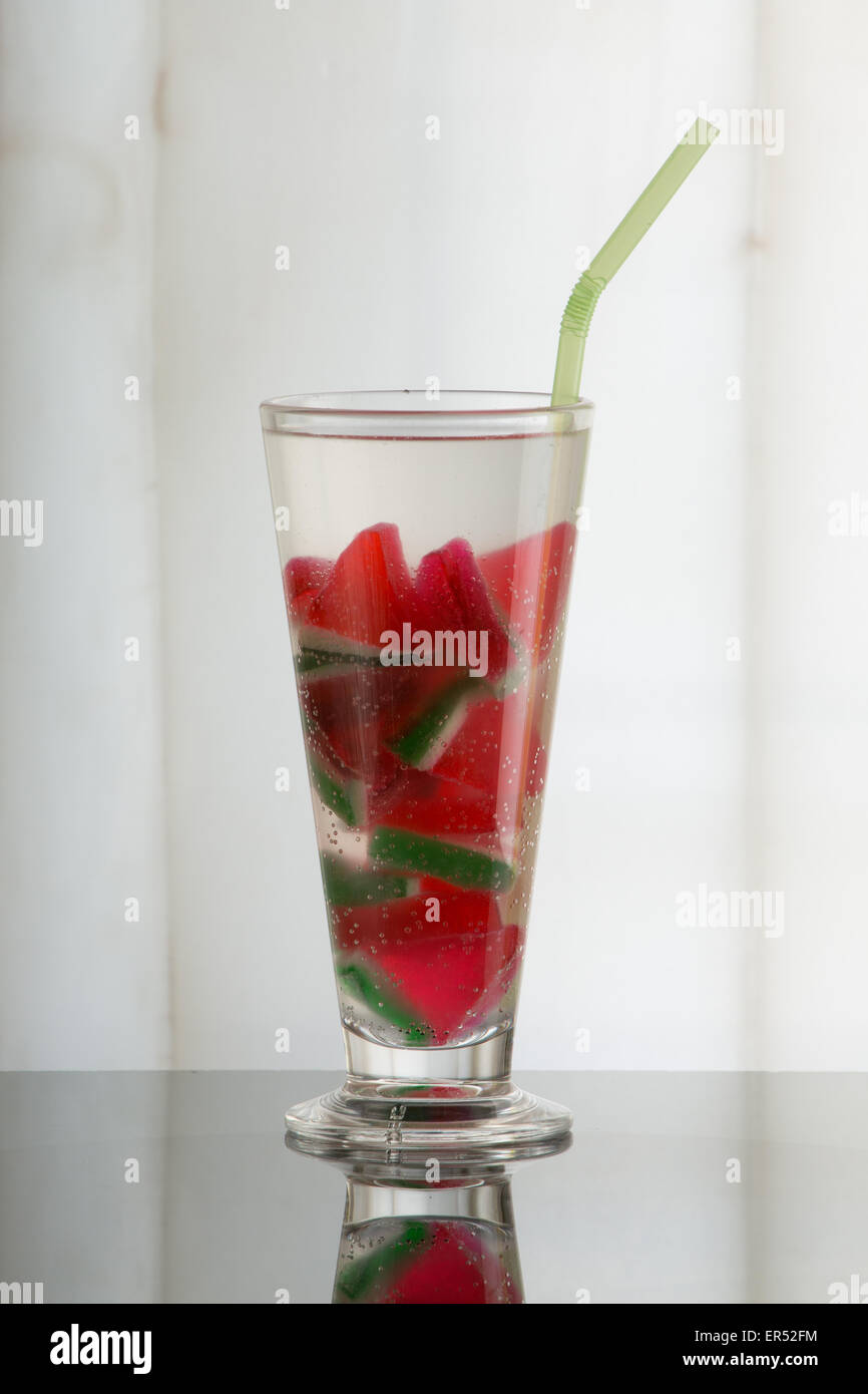 Watermelon Candy Drink Stock Photo Alamy