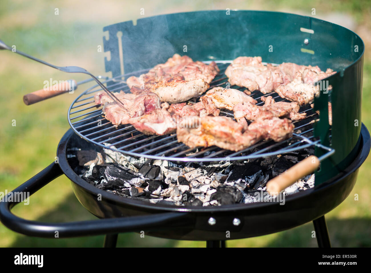 A bush camp bbq grill hi-res stock photography and images - Alamy