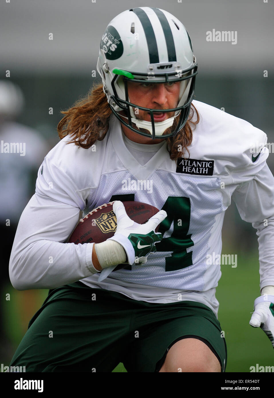 Florham Park, New Jersey, USA. 27th May, 2015. New York Jets' tight end