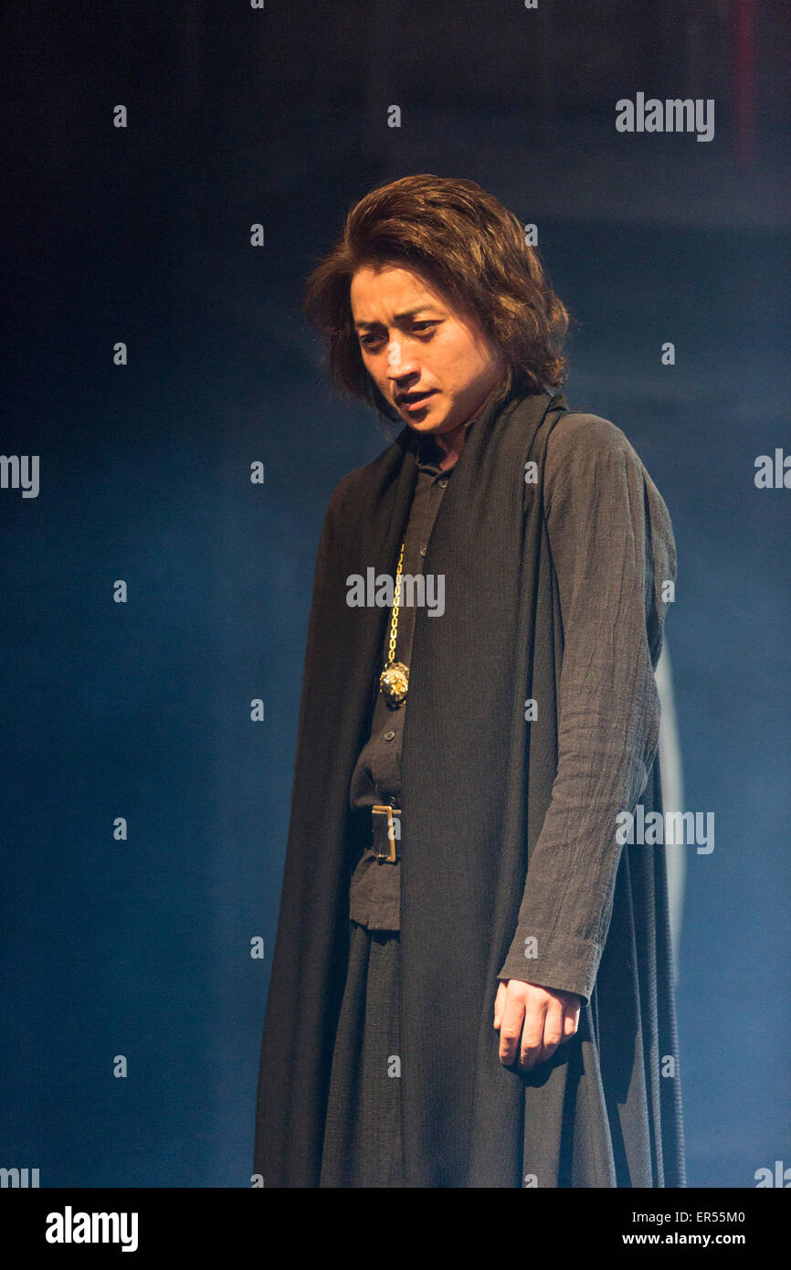 Pictured Tatsuya Fujiwara as Hamlet. The Ninagawa Company returns to