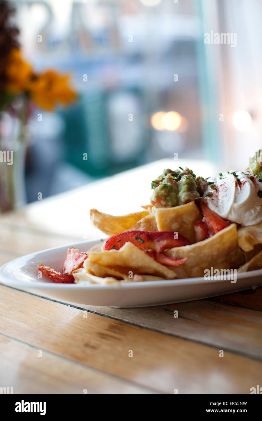 East Ender restaurant on Middle Street in Portland Maine Stock Photo Alamy