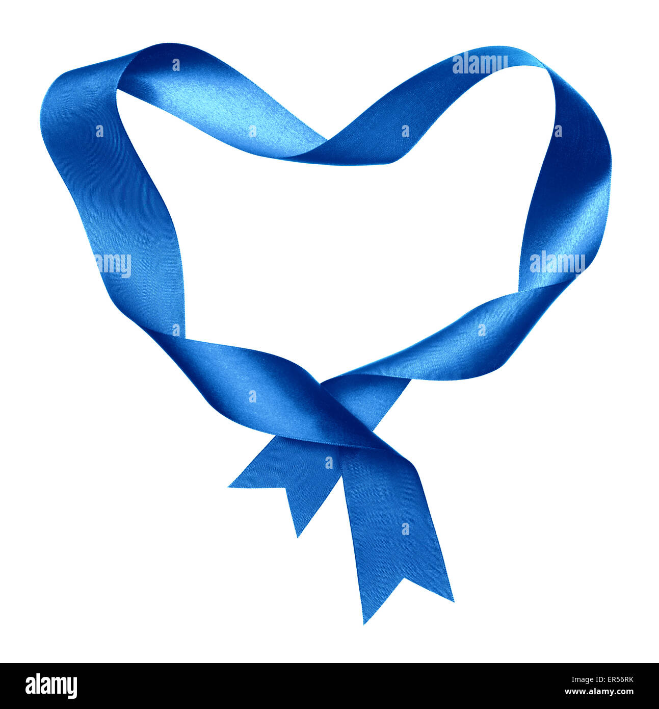 Blue twisted ribbon hi-res stock photography and images - Alamy