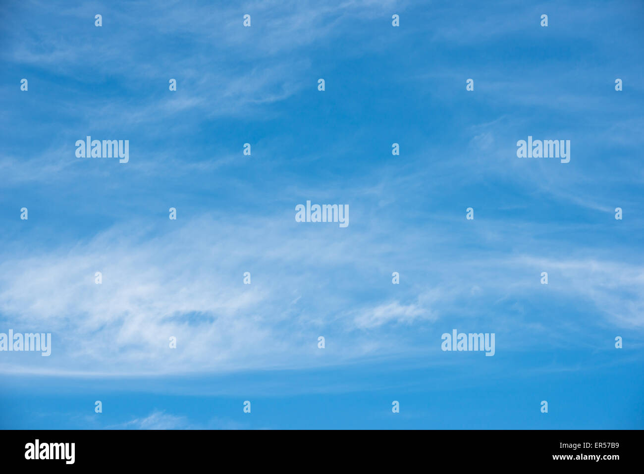 Blue sky background with soft white clouds Stock Photo - Alamy