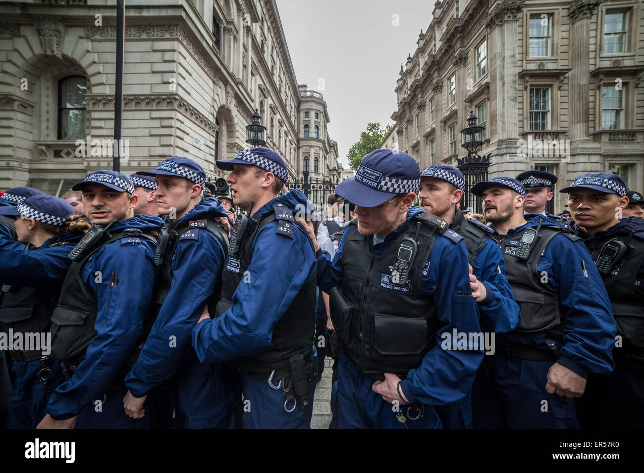 London, UK. 27th May, 2015. Anti-Tory Protests Following the State Opening of Parliament Credit:  Guy Corbishley/Alamy Live News Stock Photo