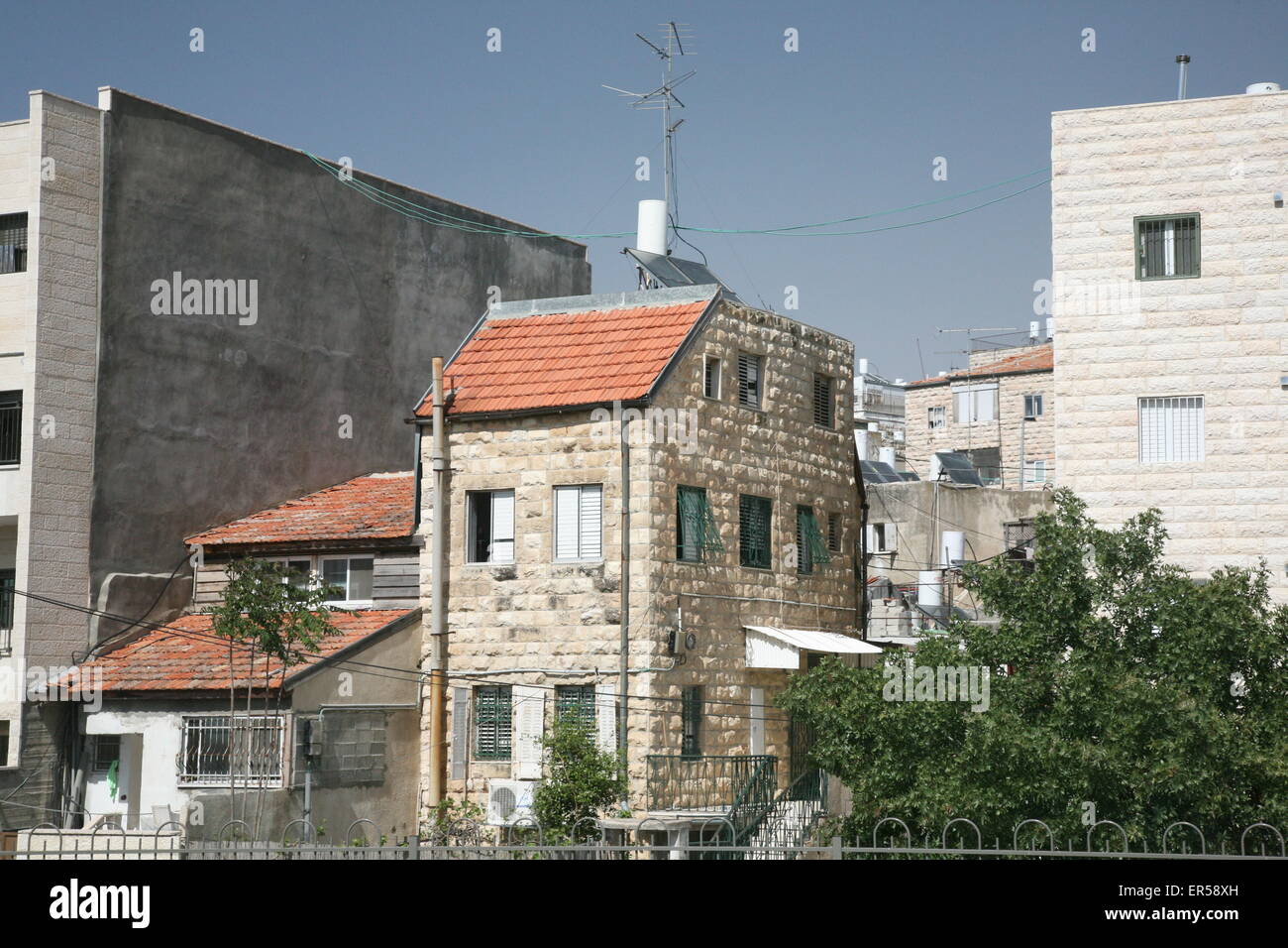 Residential area, Jerusalem, Israel Stock Photo