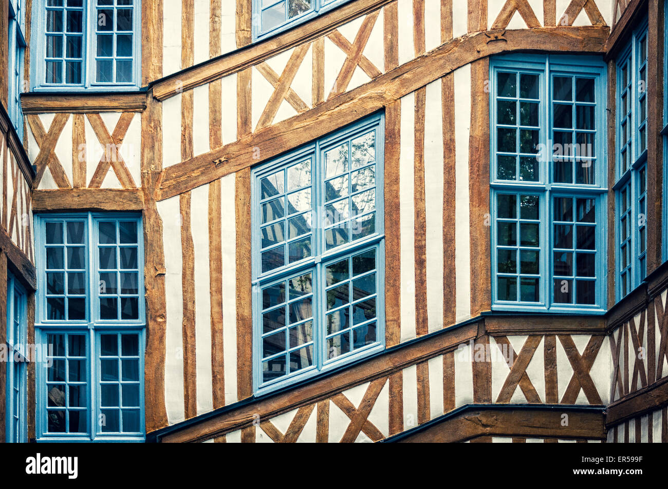 House in Rouen Stock Photo Alamy