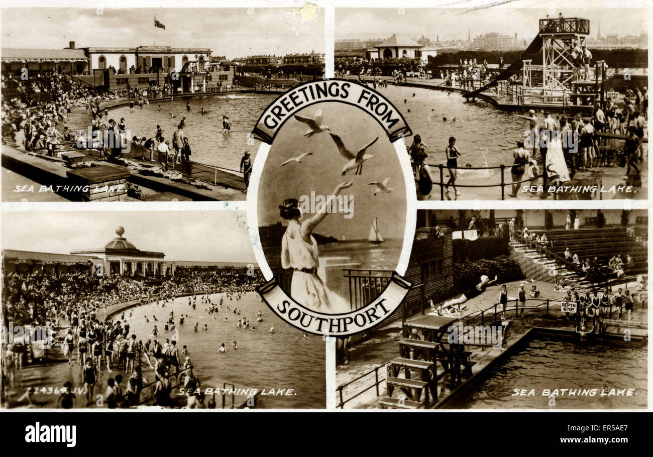 Multi View, Southport, Lancashire Stock Photo - Alamy