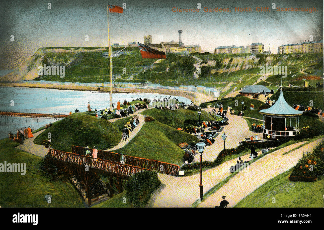 North Cliff Gardens, Scarborough, Yorkshire Stock Photo Alamy