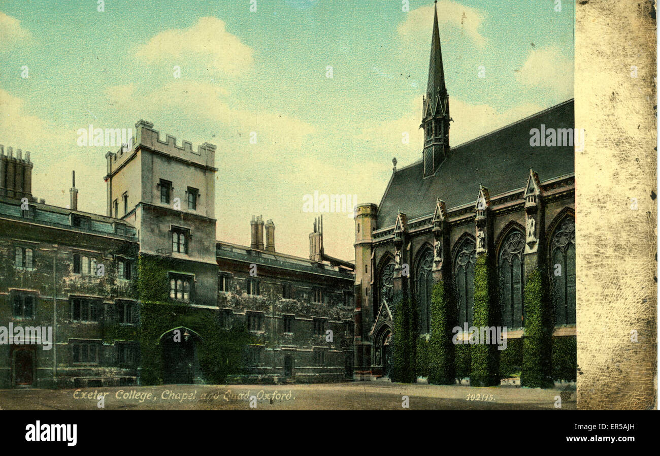Exeter College Chapel, Oxford, Oxfordshire Stock Photo Alamy