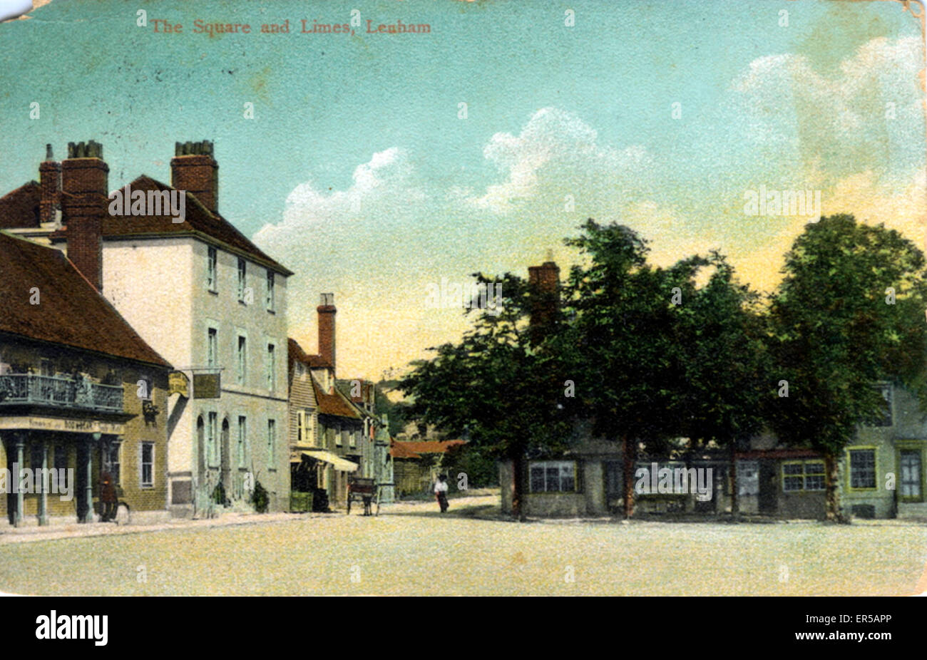 The Square & Limes, Lenham, Maidstone, Kent, England. 1900s Stock Photo