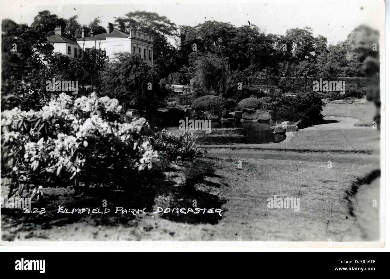 Elmfield Park, Doncaster, Yorkshire, England.  1920s Stock Photo