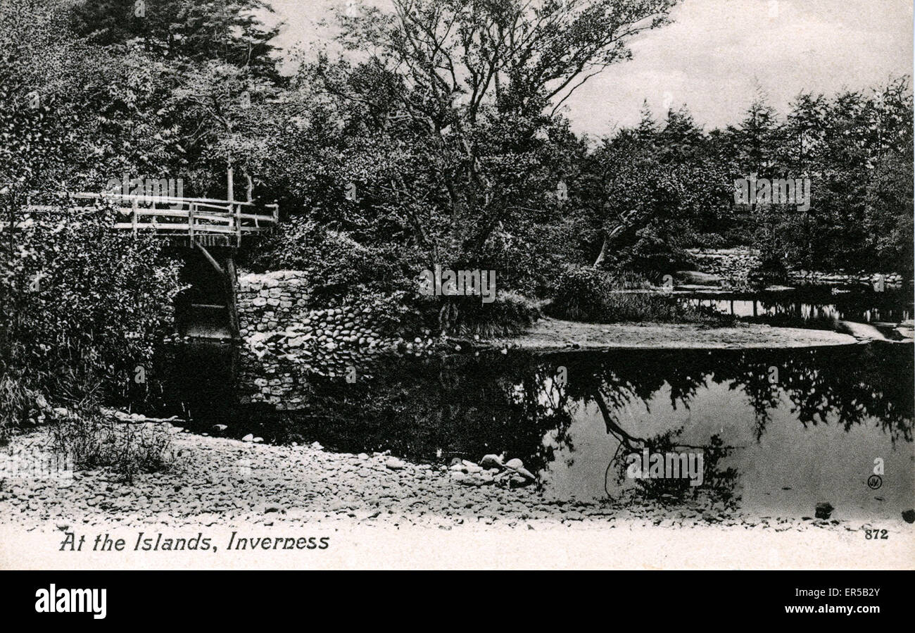 The Islands, Lock Ness, Inverness, Inverness-shire, Scotland.  1900s Stock Photo