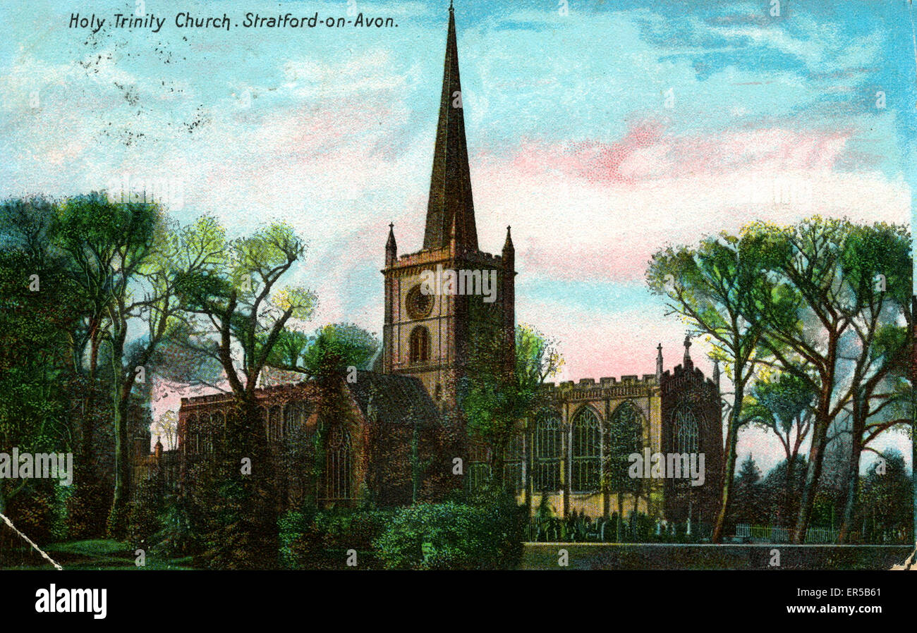 Holy Trinity Church, Stratford-upon-Avon, Warwickshire Stock Photo - Alamy