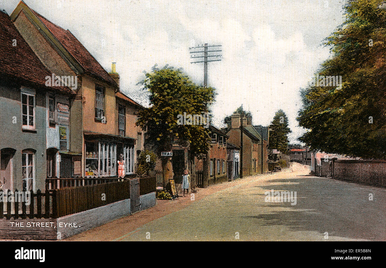 The Street, Eyke, Suffolk Stock Photo Alamy
