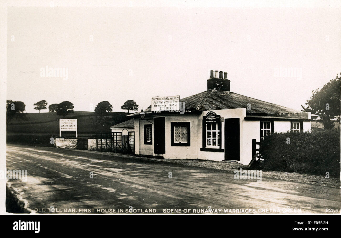 The Old Toll Bar, Gretna Green, Dumfriesshire Stock Photo Alamy