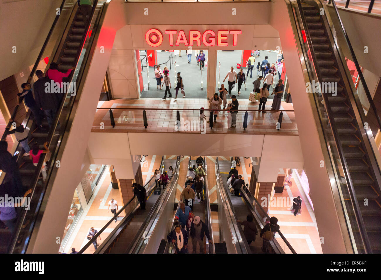 Customers at the Target store in the Atlantic Center in Brooklyn in New York on Saturday, May 23