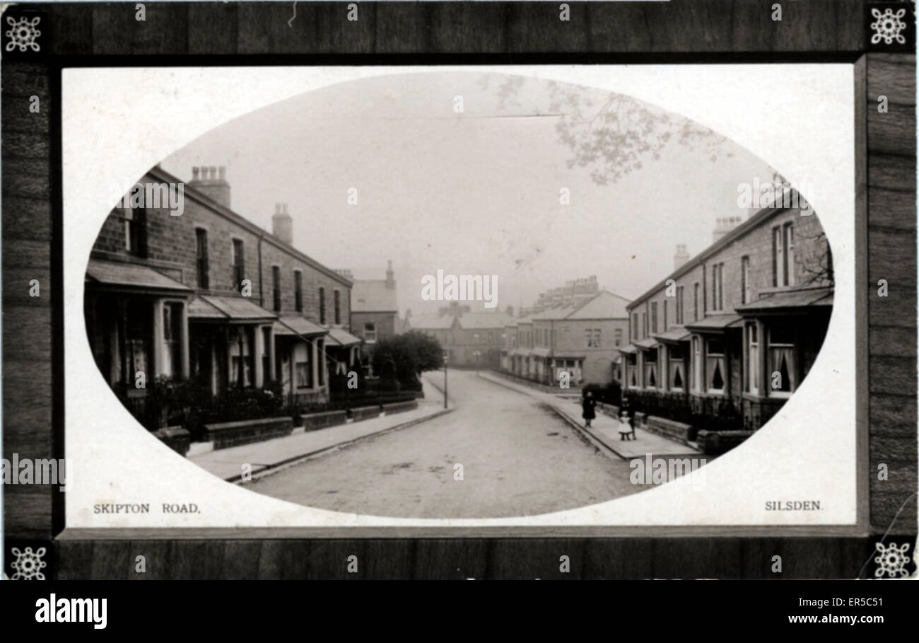 Skipton Road, Silsden, Yorkshire Stock Photo Alamy