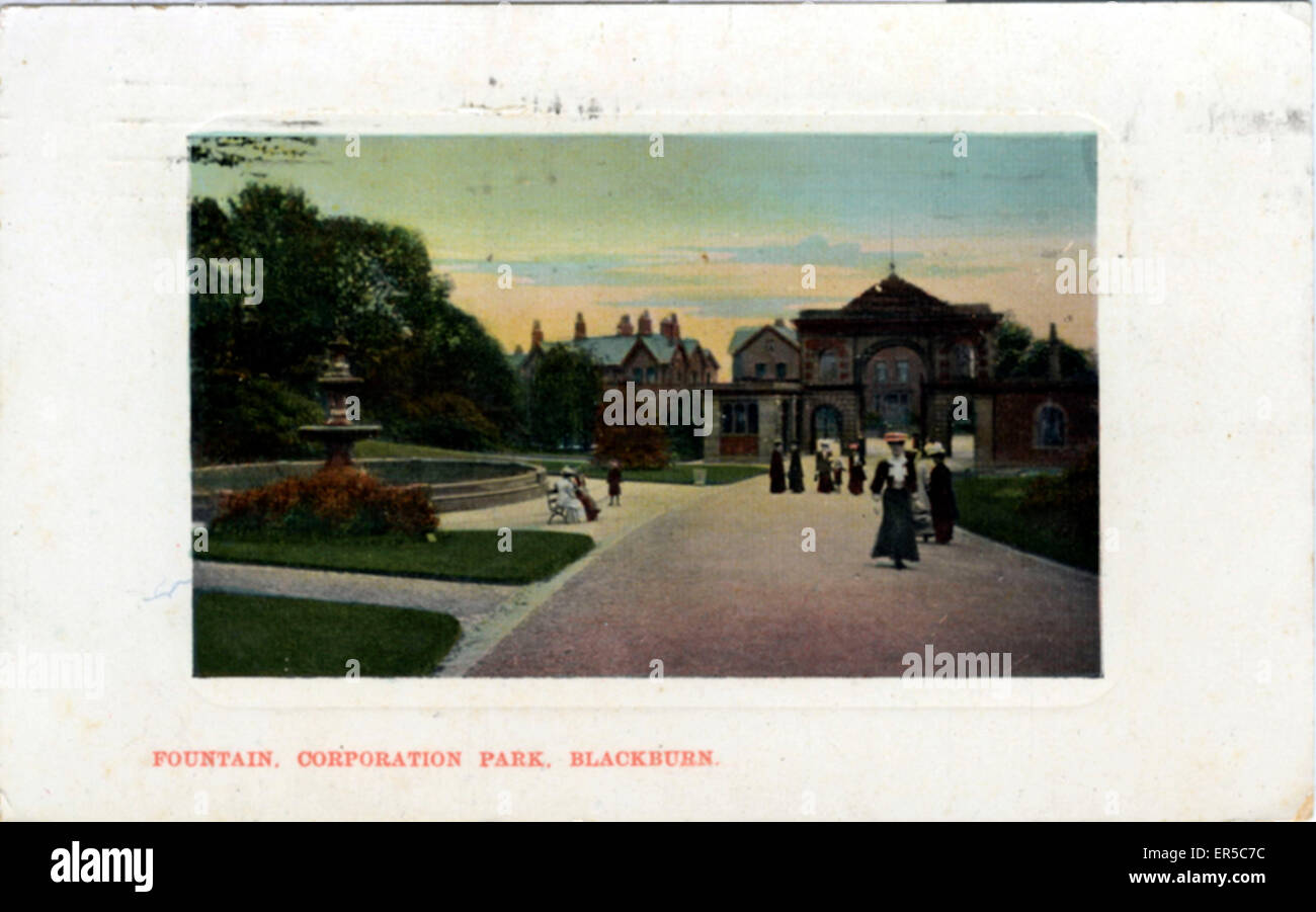 Corporation Park, Blackburn, Lancashire Stock Photo Alamy