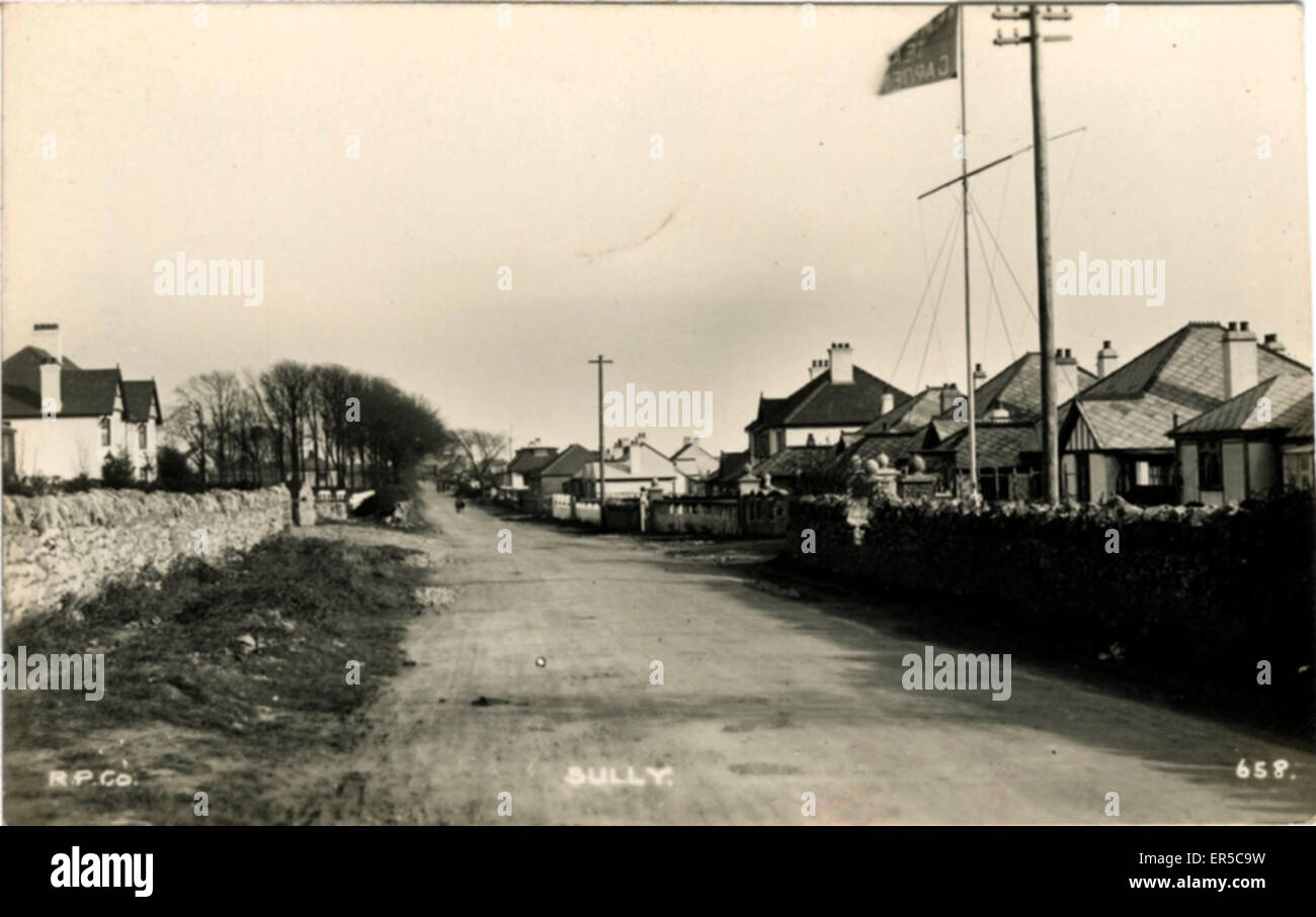 The Village, Sully, near Barry, Wales. 1920s Stock Photo Alamy