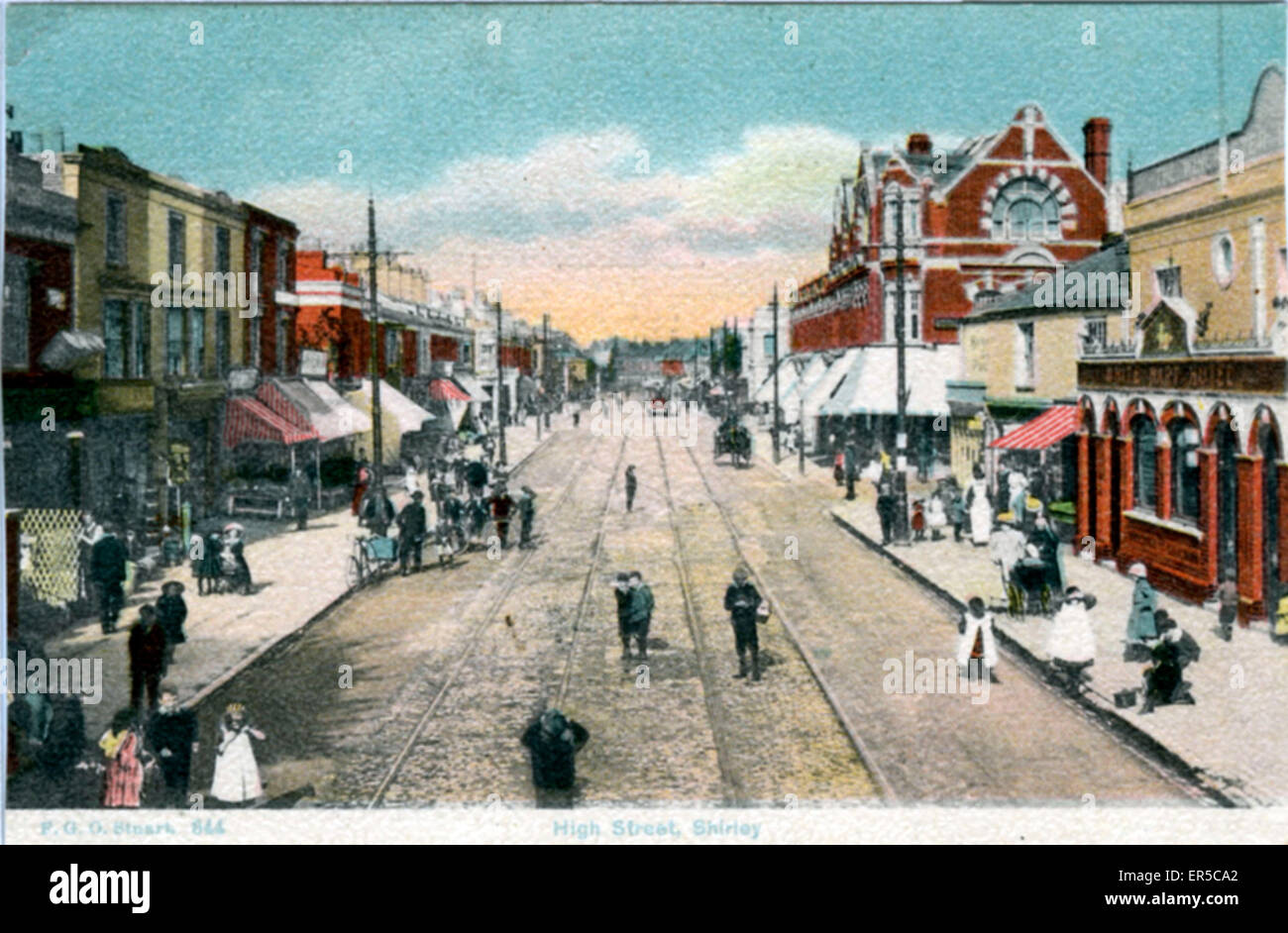 High Street, Shirley, Southampton, near Millbrook, Hampshire Stock