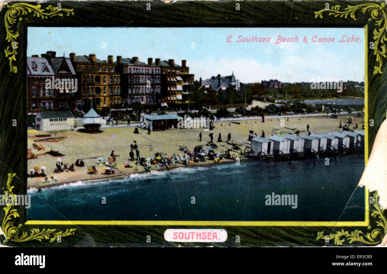 East Beach & Canoe Lake, Southsea, Hampshire Stock Photo Alamy