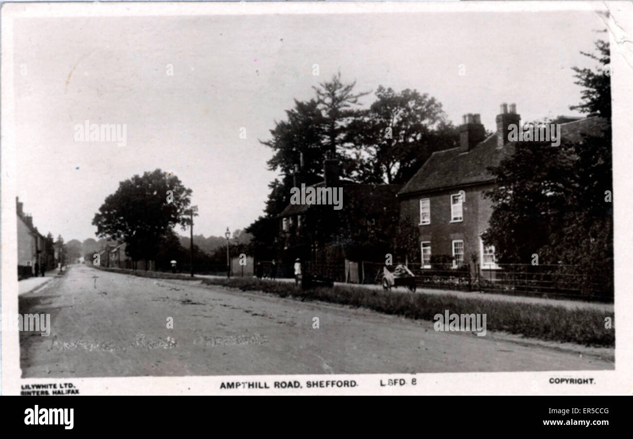 Ampthill Road, Shefford, Bedfordshire Stock Photo Alamy