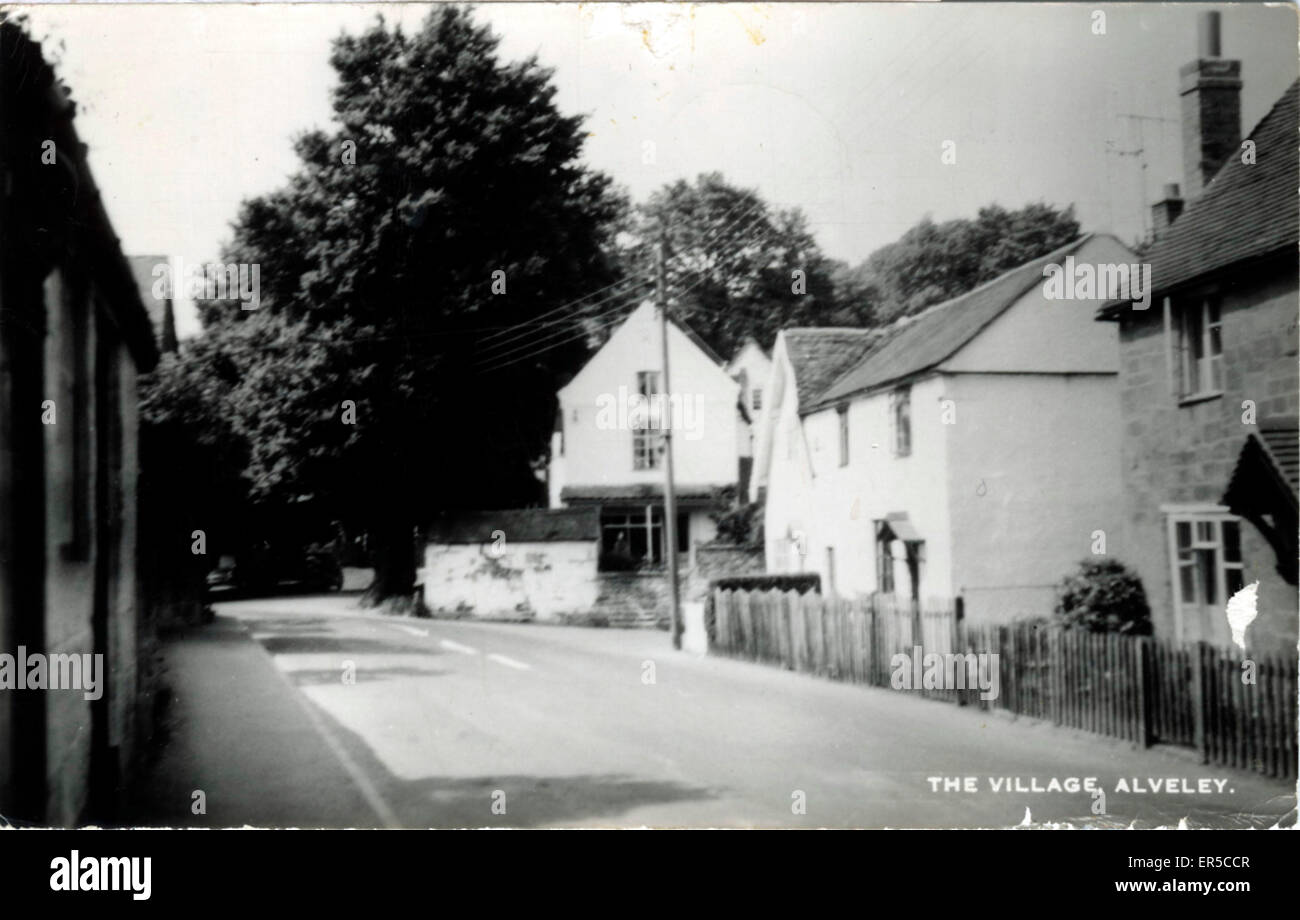 The Village, Alveley, near Highley, Shropshire, England. 1950s Stock Photo Alamy