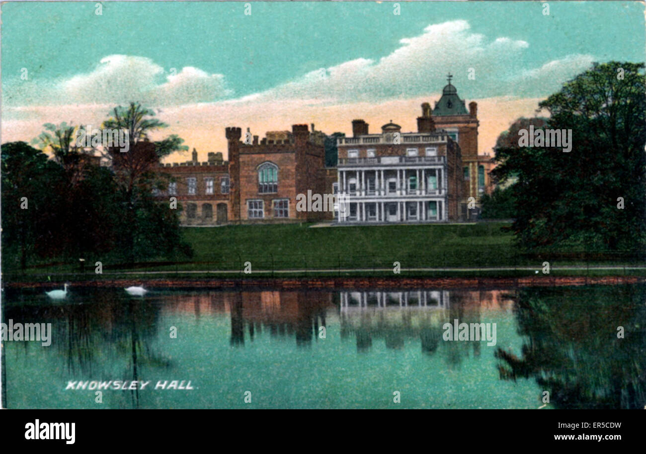 Knowsley Hall, Knowsley, Prescot, near Huyton, Lancashire, England