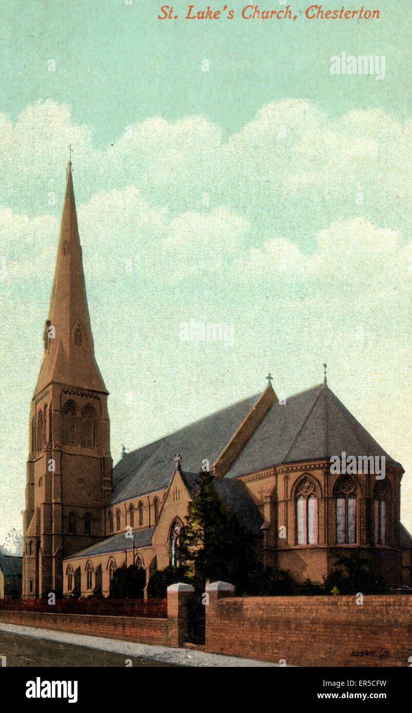 St Luke's Church, Chesterton, Cambridge, Cambridgeshire, England. 1918