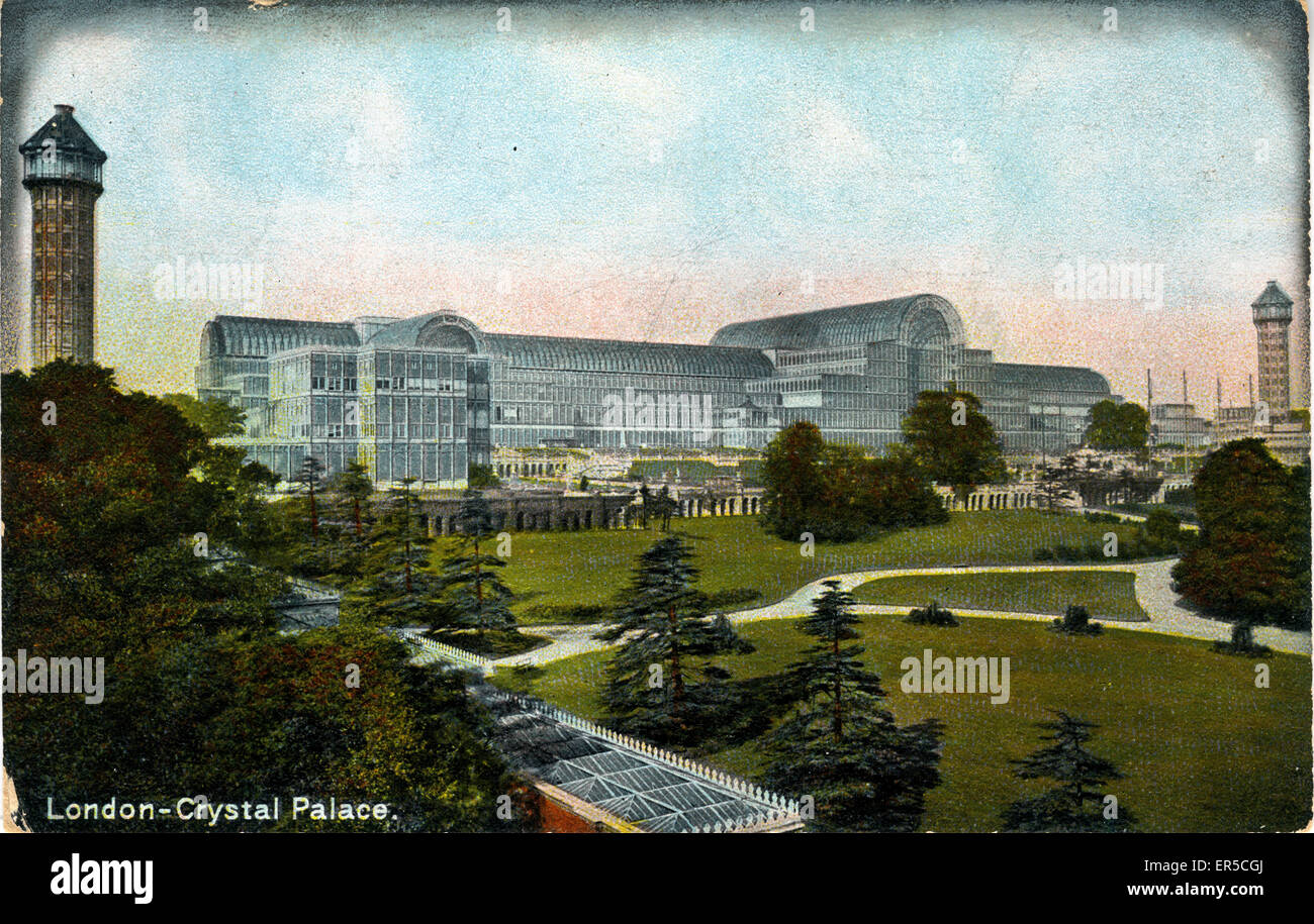 The Crystal Palace, Hyde Park, London, near Westminster, County of London, England.  1900s Stock Photo