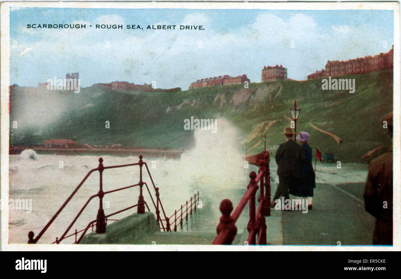 Albert Drive, Scarborough, Yorkshire Stock Photo Alamy