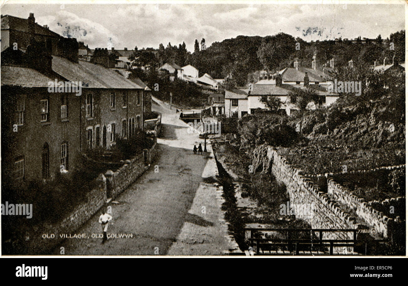 The Village, Old Colwyn, Conwy Clwyd Stock Photo Alamy