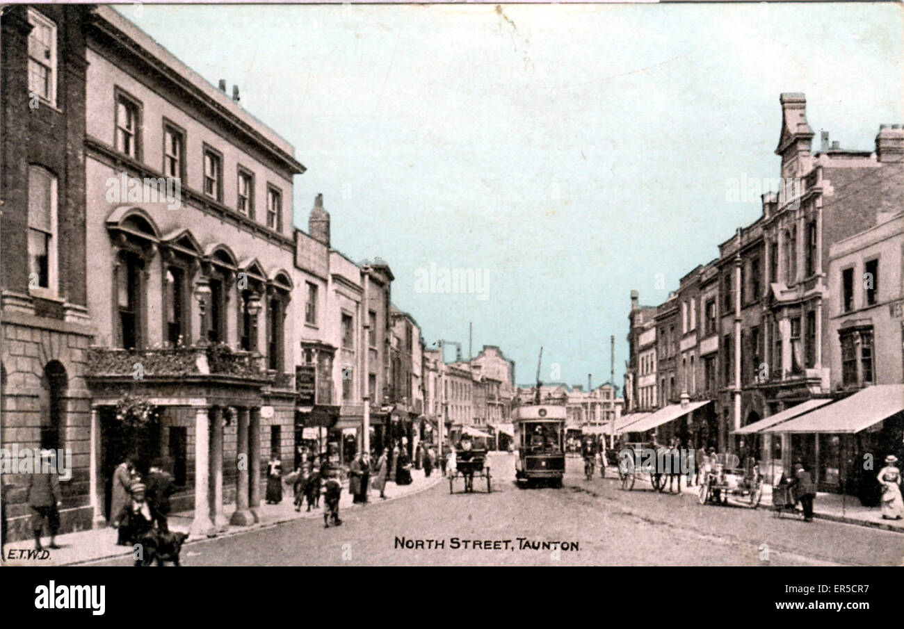 North Street, Taunton, Somerset Stock Photo Alamy