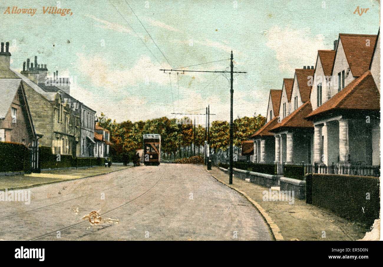The Village, Alloway, Ayrshire Stock Photo Alamy