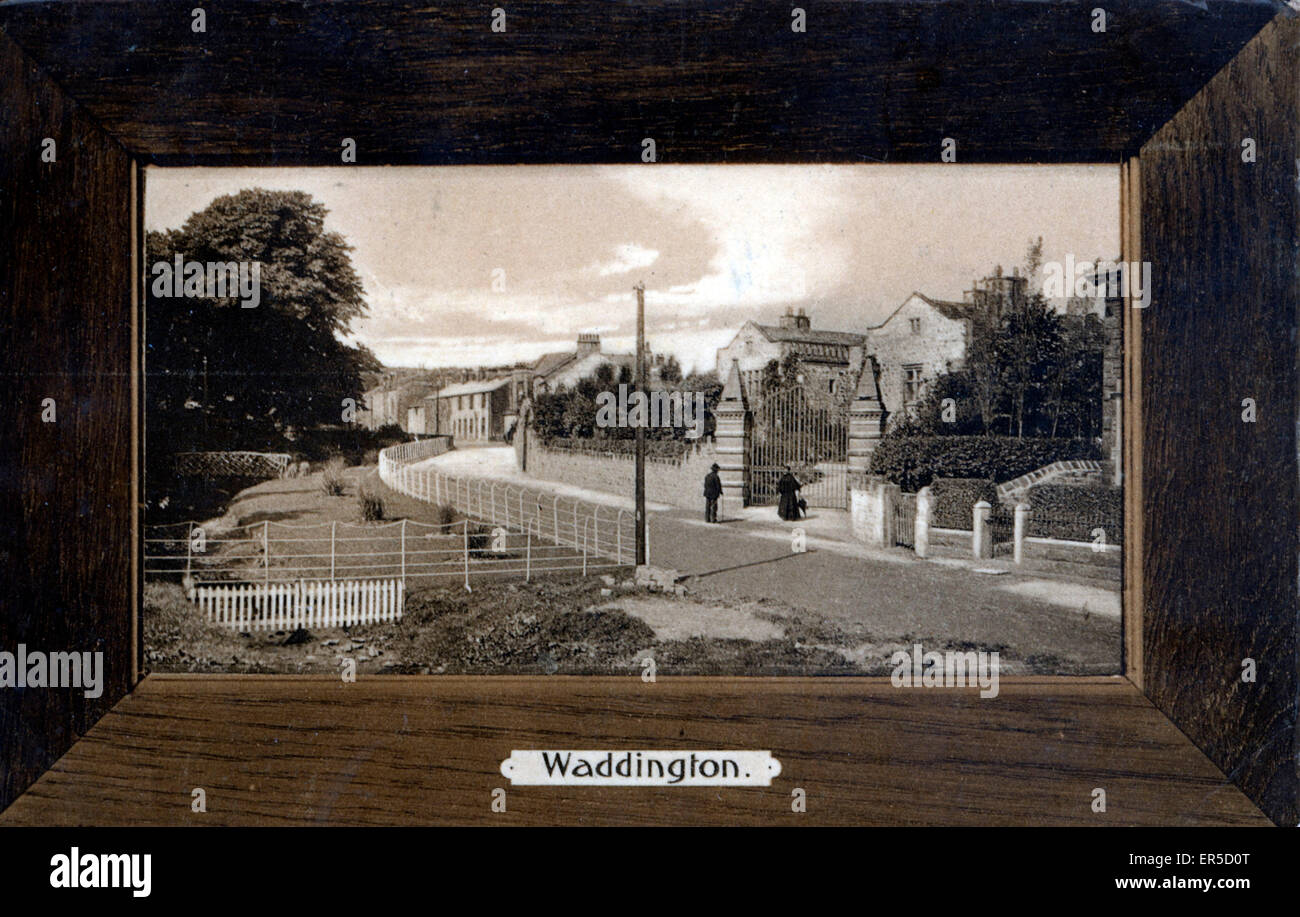 Street Scene, Waddington, Lancashire Stock Photo Alamy