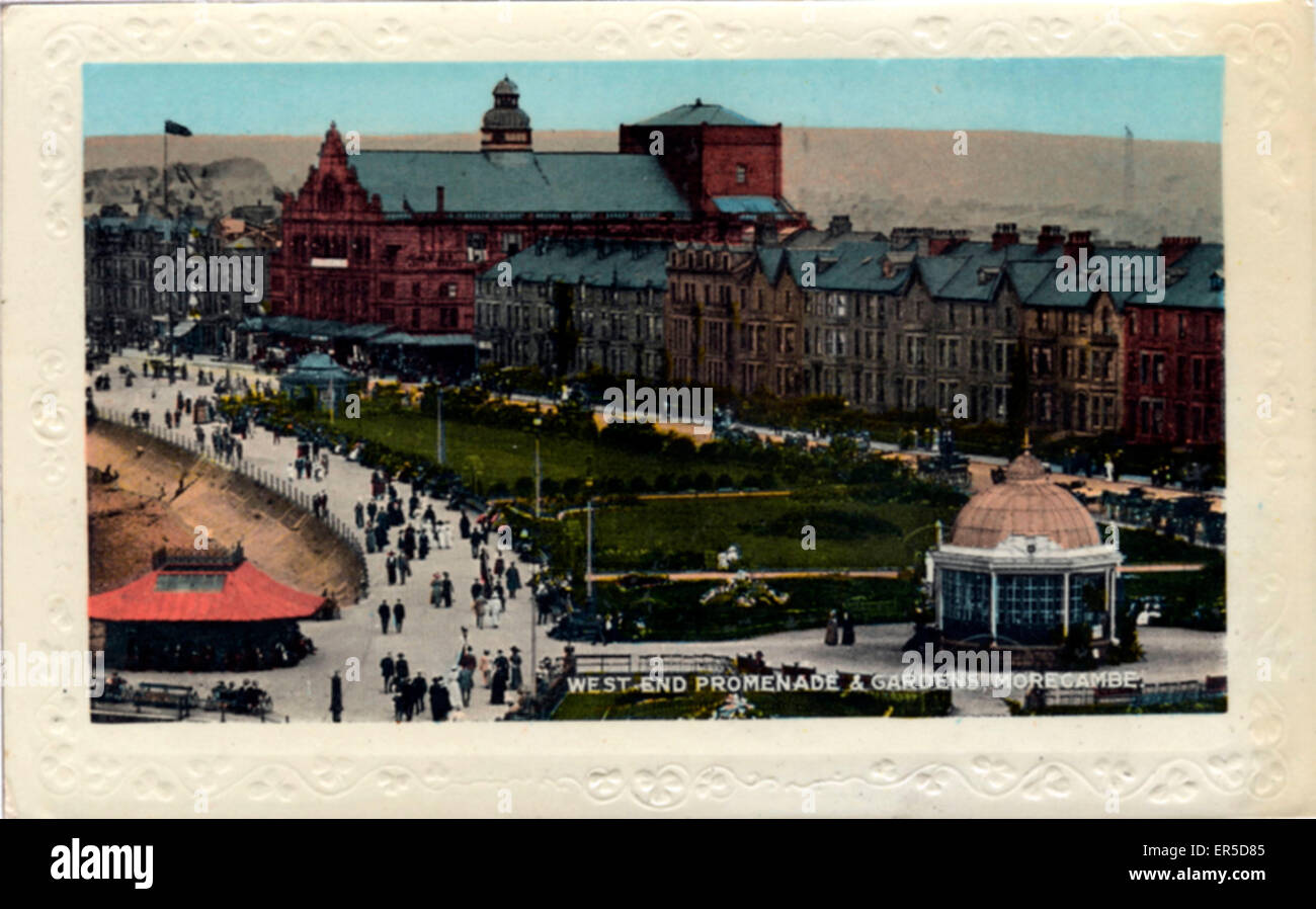 West End Promenade & Gardens, Morecambe, Lancashire Stock Photo Alamy
