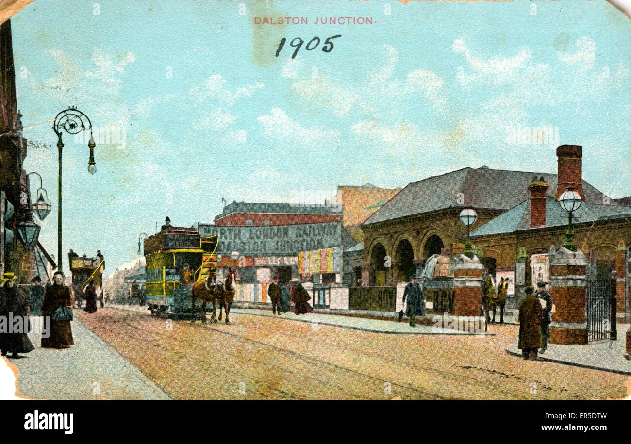Dalston Junction & Railway Station, Dalston, London Stock Photo Alamy