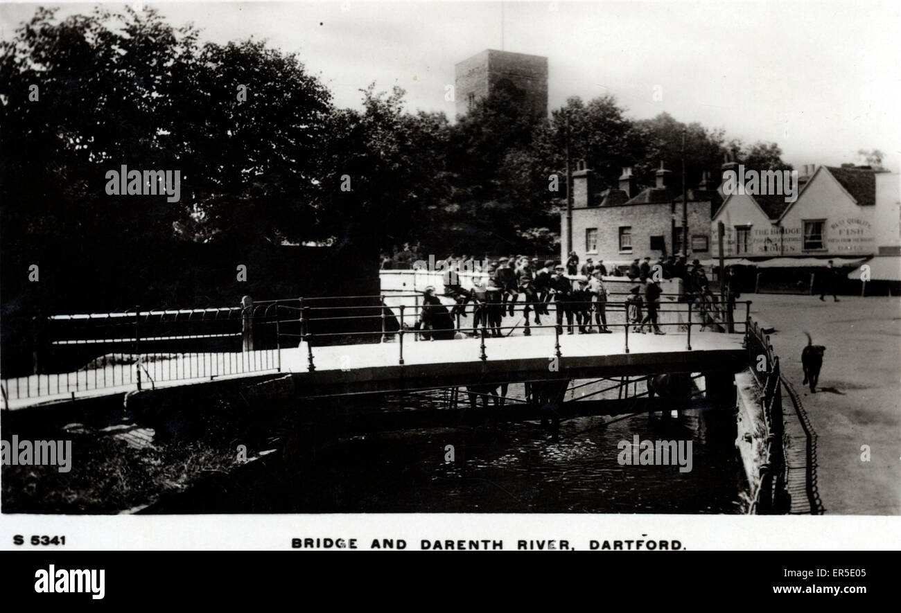 Bridge & Darenth River, Dartford, Kent Stock Photo Alamy