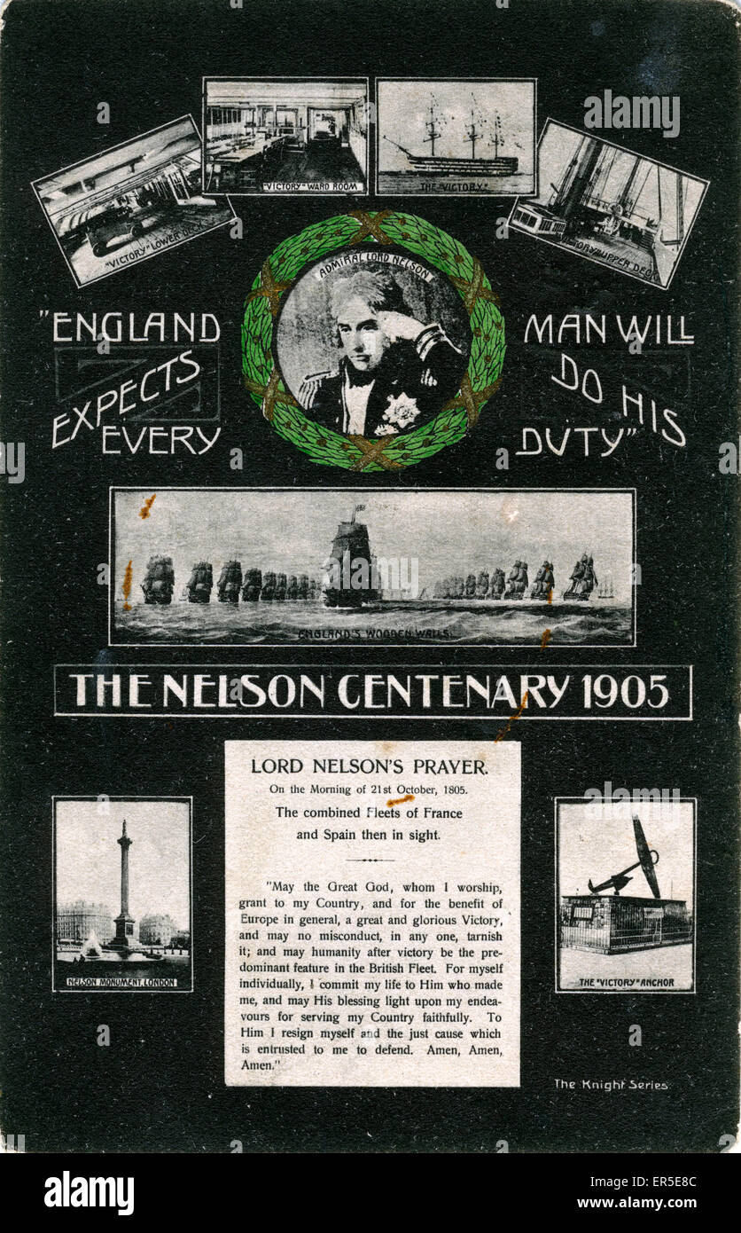 Nelson's Centenary Stock Photo