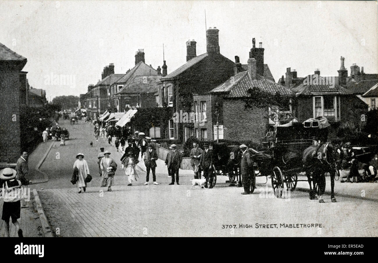 High Street, Mablethorpe, Lincolnshire Stock Photo Alamy