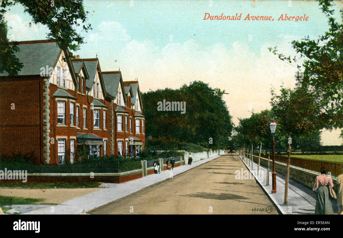 Dundonald Avenue, Abergele, Denbighshire Stock Photo