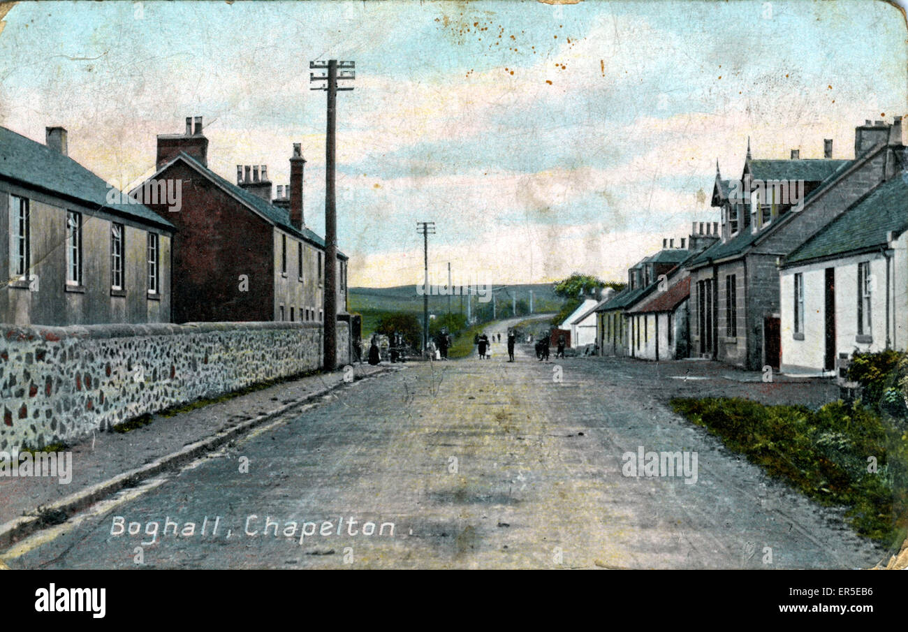 The Village, Boghall, Chapelton, near Strathaven, Lanarkshire Stock