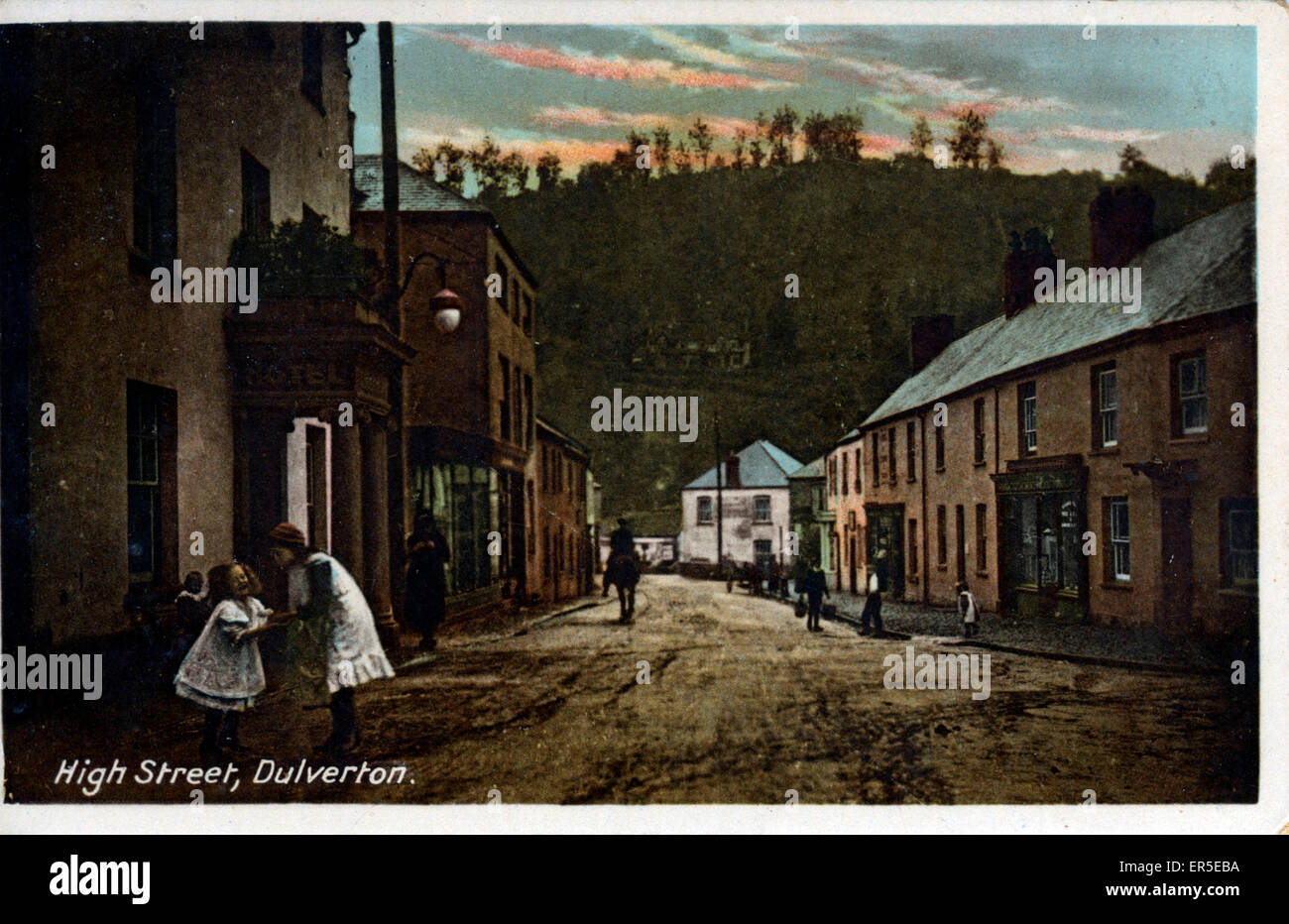 The Village, Dulverton, Somerset Stock Photo Alamy
