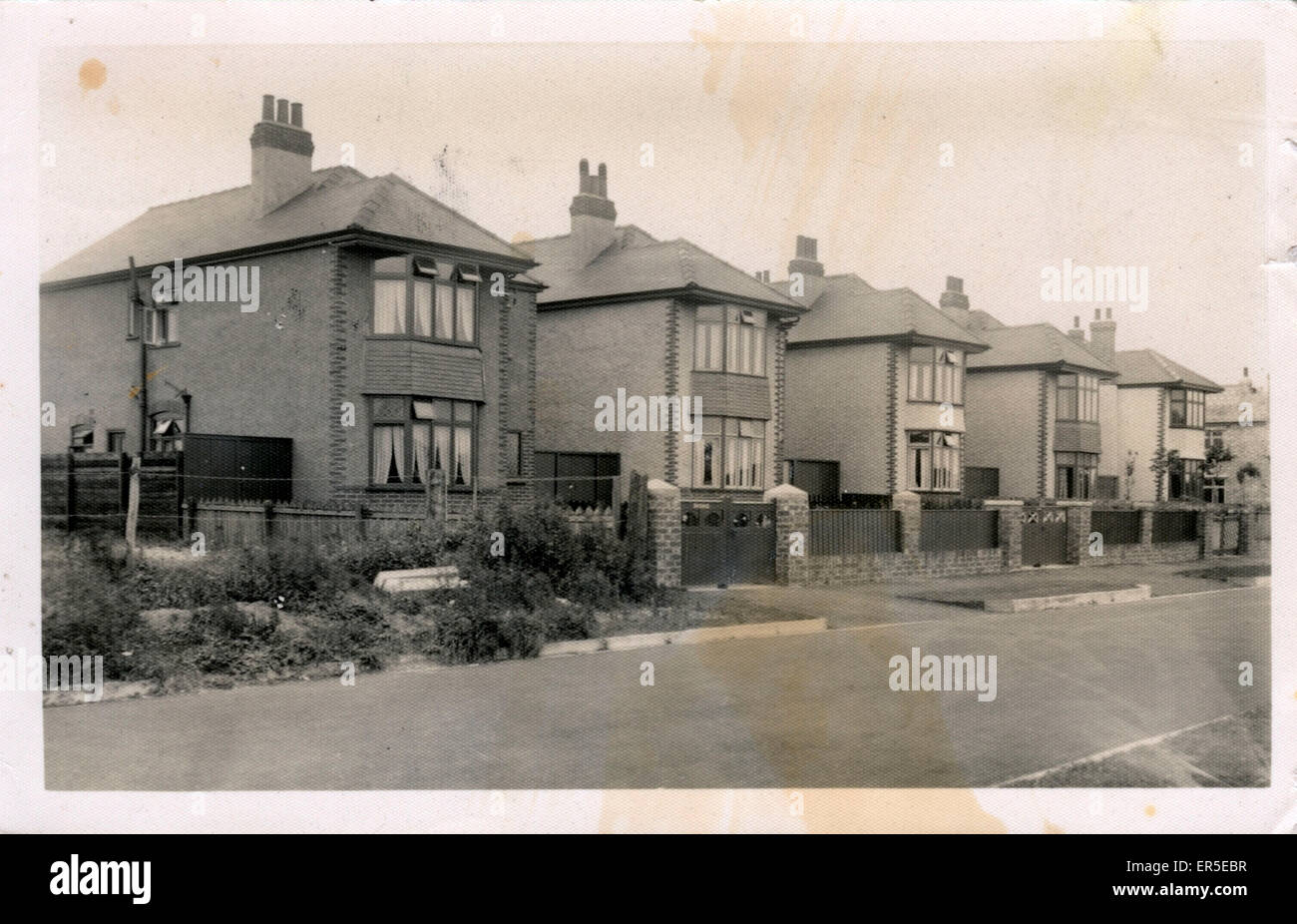 Detached Houses, Formby, Lancashire Stock Photo