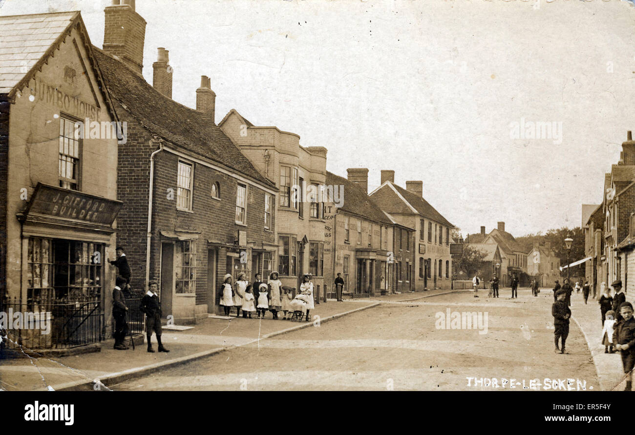 Street Scene, ThorpeleSoken, ClactononSea, near Weeley, Essex
