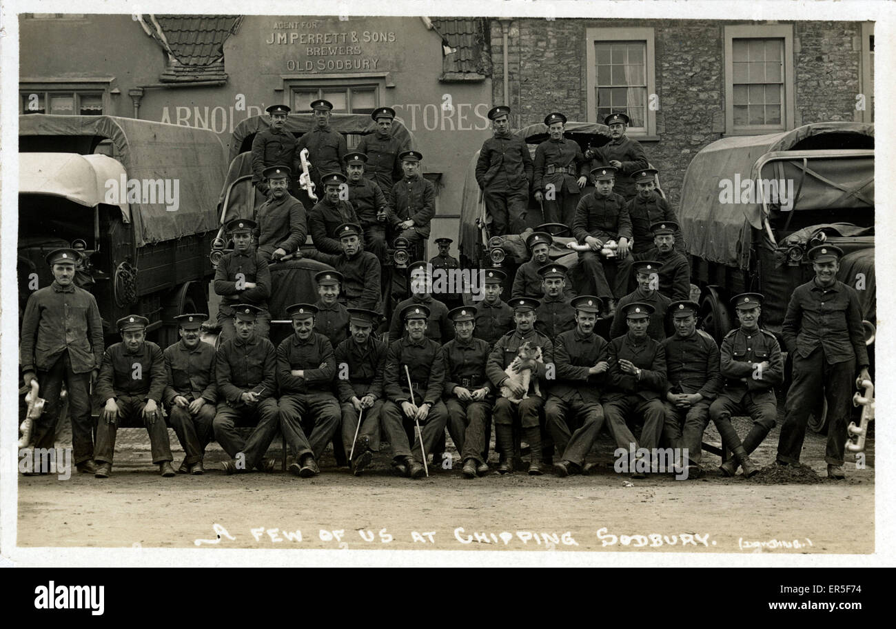World War One Soldiers, Chipping Sodbury, near Yate, Gloucestershire