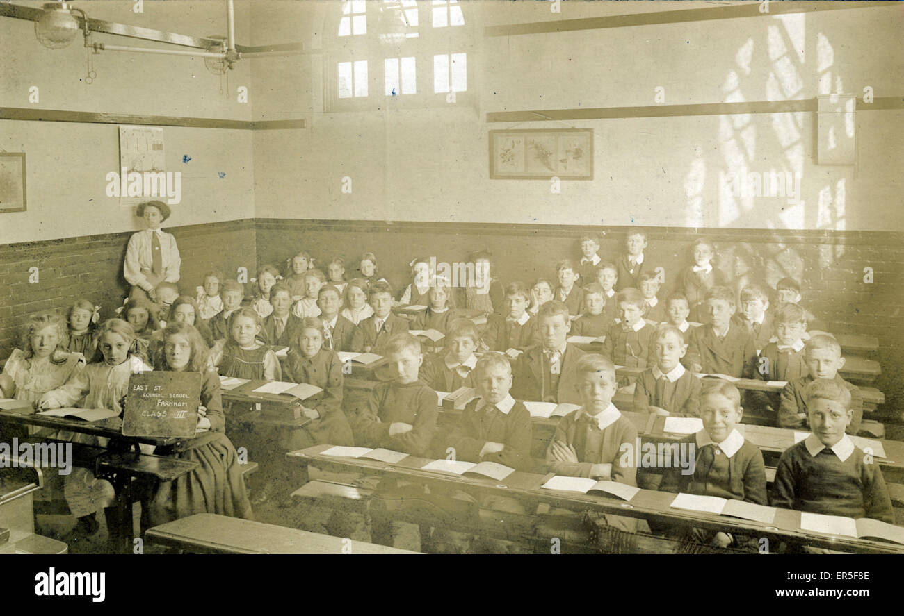 East Street School Classroom, Farnham, Surrey Stock Photo Alamy