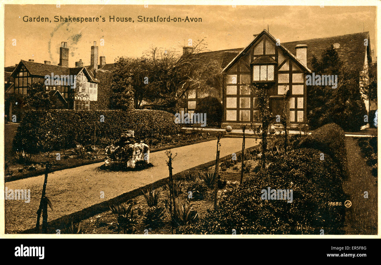 William Shakespeare's House, StratfordUponAvon, Warwickshi Stock Photo Alamy